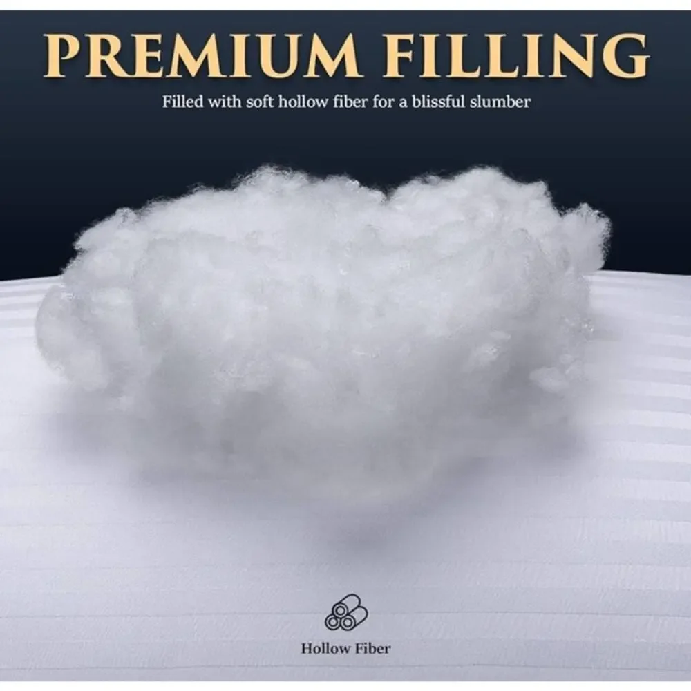 COZSINOOR Bed Pillows Queen Size: Hotel Quality Set of 2-Size, White New